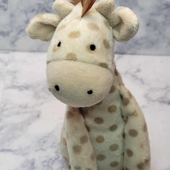 Jellycat Giraffe Little Georgie Chime Rattle Plush Toy - Picture 2 of 7